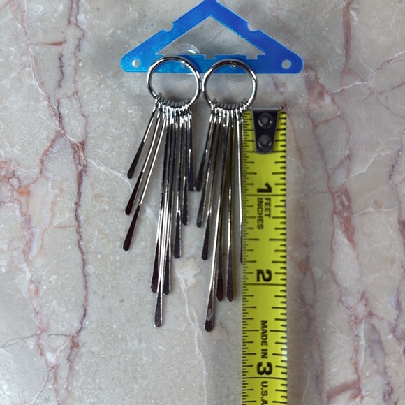 Silver Dangle Earrings - Picture 5 of 7